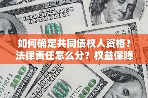 济南如何确定共同债权人资格？法律责任怎么分？权益保障技巧揭秘！