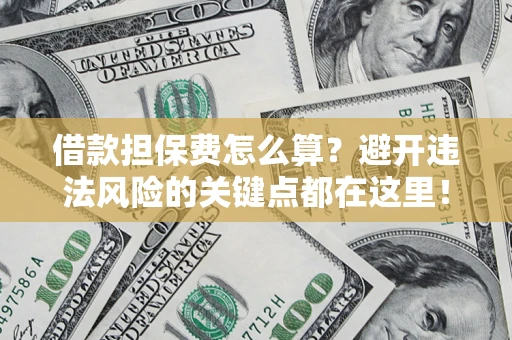 济南借款担保费怎么算？避开违法风险的关键点都在这里！