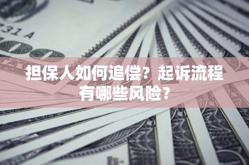 济南担保人如何追偿？起诉流程有哪些风险？