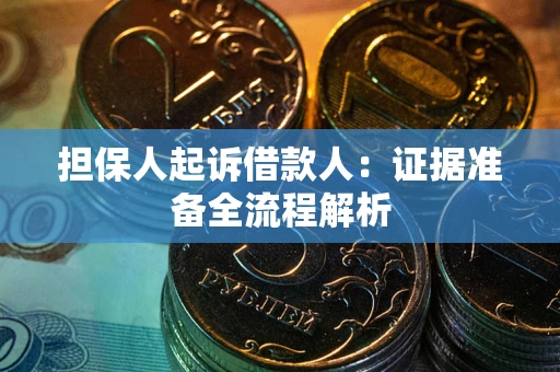 济南担保人起诉借款人：证据准备全流程解析