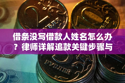 济南借条没写借款人姓名怎么办？律师详解追款关键步骤与证据链构建