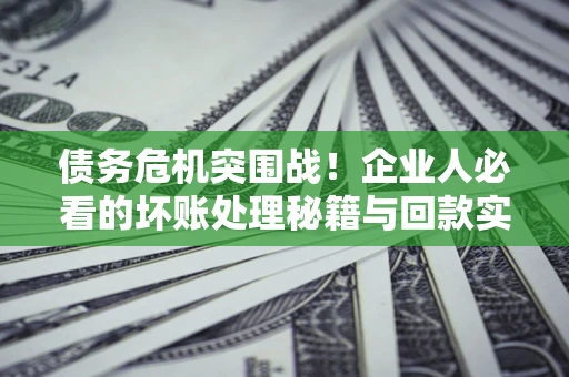 济南债务危机突围战！企业人必看的坏账处理秘籍与回款实战指南