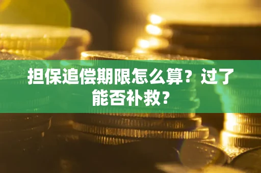济南担保追偿期限怎么算？过了能否补救？